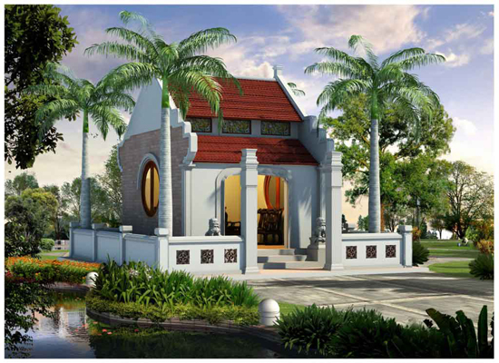 Mẫu thiết kế nhà thờ họ, từ đường đẹp tại Bắc Giang và Hưng Yên thiết kế nhà thờ họ, kiến trúc nhà thờ họ, mẫu nhà thờ họ đẹp