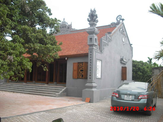 Mẫu thiết kế nhà thờ họ, từ đường đẹp tại Bắc Giang và Hưng Yên thiết kế nhà thờ họ, kiến trúc nhà thờ họ, mẫu nhà thờ họ đẹp