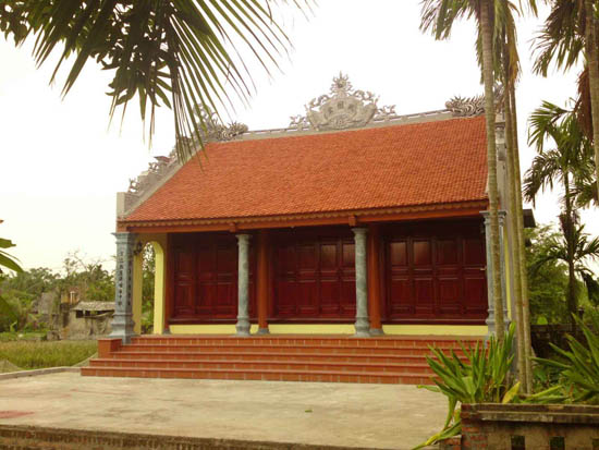 Mẫu thiết kế nhà thờ họ, từ đường đẹp tại Bắc Giang và Hưng Yên thiết kế nhà thờ họ, kiến trúc nhà thờ họ, mẫu nhà thờ họ đẹp