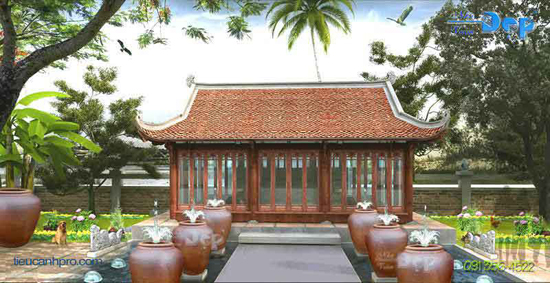 Mẫu thiết kế nhà thờ họ, từ đường đẹp tại Bắc Giang và Hưng Yên thiết kế nhà thờ họ, kiến trúc nhà thờ họ, mẫu nhà thờ họ đẹp