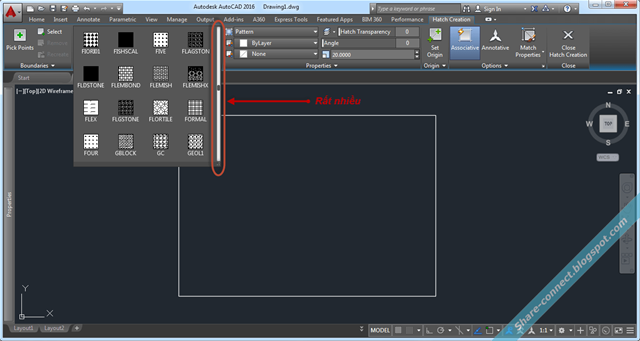 Tự tạo Hatch Autocad 2016 Autocad quản lý Hatch,Tự tạo Hatch Autocad 2016