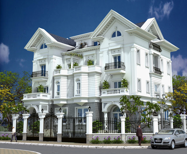 Thiết kế biệt thự cổ điển - Phong cách và xu hướng hiện nay Thiết kế biệt thự cổ điển, Phong cách và xu hướng hiện nay