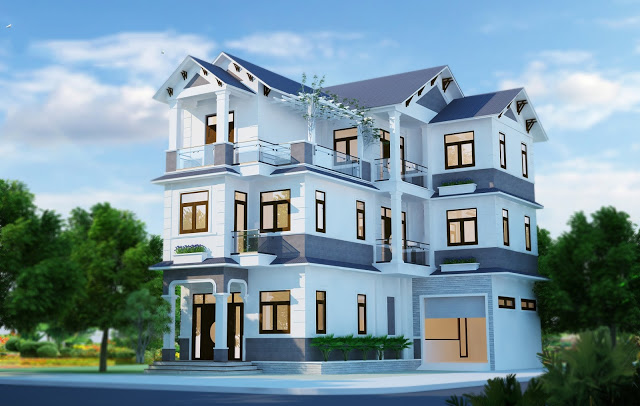 Thiết kế biệt thự cổ điển - Phong cách và xu hướng hiện nay Thiết kế biệt thự cổ điển, Phong cách và xu hướng hiện nay