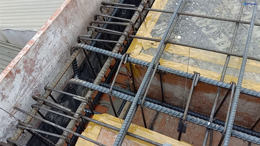 thép dầm, bố trí thép dầm, thép dầm nhịp 5-9