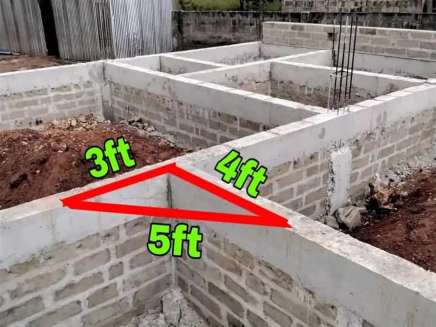 Cách lấy góc vuông móng nhà chuẩn kỹ thuật – Hướng dẫn chi tiết cho người mới và thợ thi công cách lấy góc vuông móng, góc vuông móng, góc vuông móng filethietke