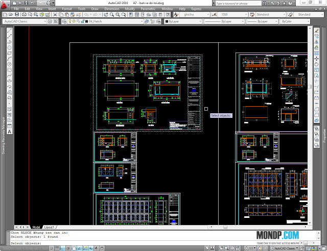Cách In Tự Động Bằng Autolisp Các Bản Vẽ Trên Model Autocad Cách In Tự Động Bằng Autolisp,Bản Vẽ Trên Model Autocad