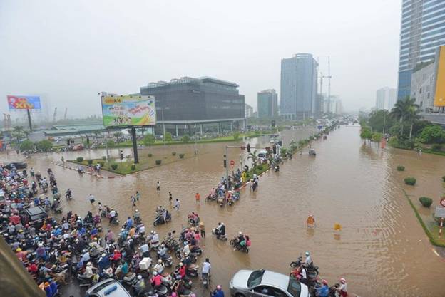 Đến năm 2025, các đô thị không còn tình trạng ngập úng thường xuyên trong mùa mưa định hướng, thoát nước,đô thị