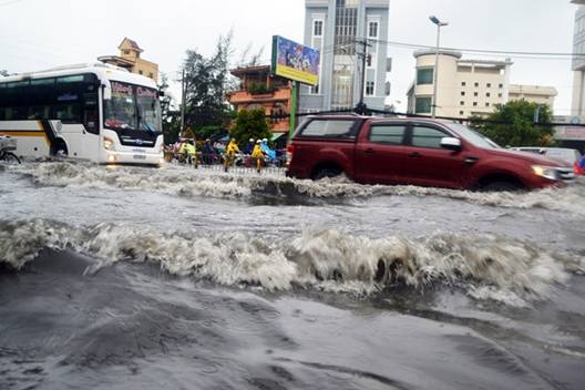 Đến năm 2025, các đô thị không còn tình trạng ngập úng thường xuyên trong mùa mưa định hướng, thoát nước,đô thị