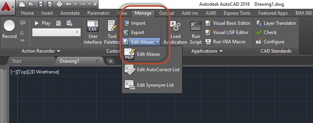  lệnh tắt của Autocad , đổi lệnh tắt