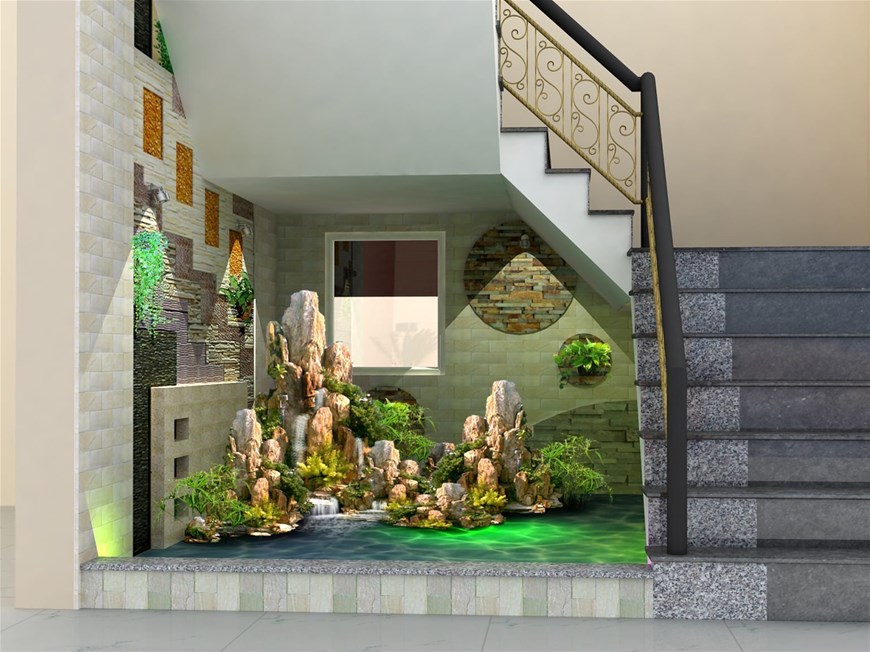 gầm cầu thang, tận dụng không gian, tối ưu nội thất, thiết kế thông minh, giải pháp lưu trữ