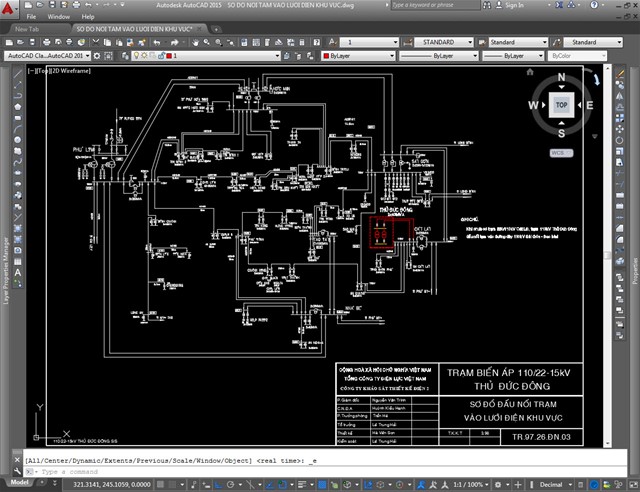 trạm biến áp, file autocad trậm biến áp