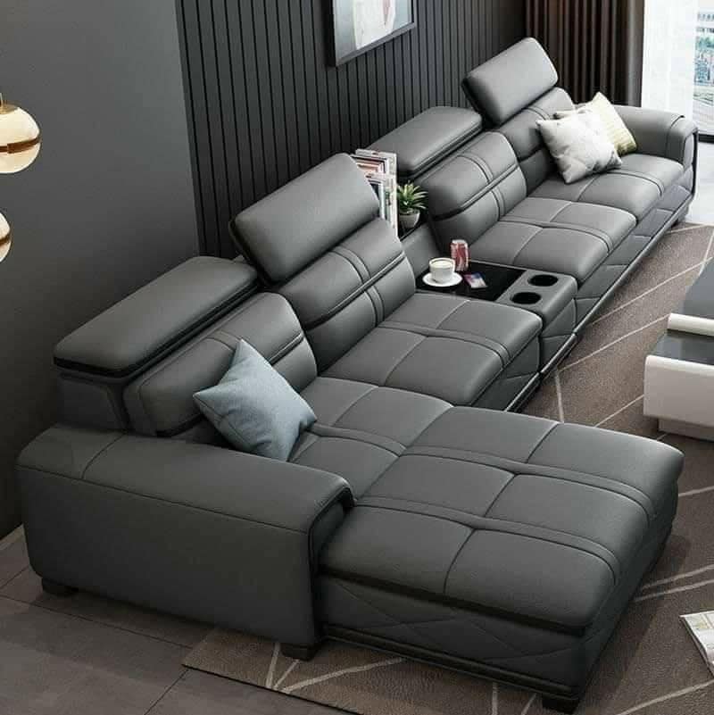 sofa nhà phố, sofa da hay sofa vải, chọn sofa cho nhà phố