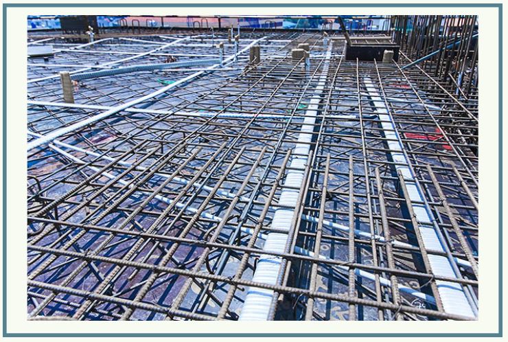 kỹ thuật đan sắt đổ mái, kỹ thuật đổ mái 2 lớp, đan sắt đổ mái 2 lớp, kỹ thuật đổ mái đúng tiêu chuẩn