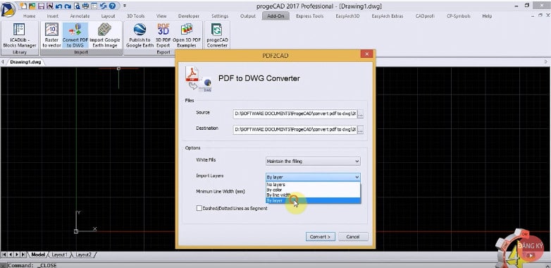 Hướng dẫn cách chuyển PDF sang DWG dễ dàng, chính xác, nhanh chóng chuyển pdf sang cad, chuyển file ảnh sang cad, chuyển file pdf sang dwg, filethietke chuyển pdf sang dwg, hướng dẫn chuyển pdf sang cad