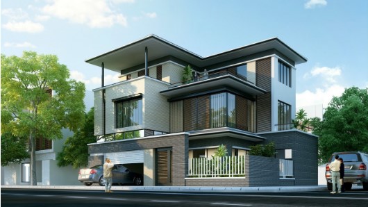 đặc điểm biệt thự đơn lập, đặc điểm biệt thự song lập, so sánh thiết kế biệt thự, kiểu thiết kế biệt thự