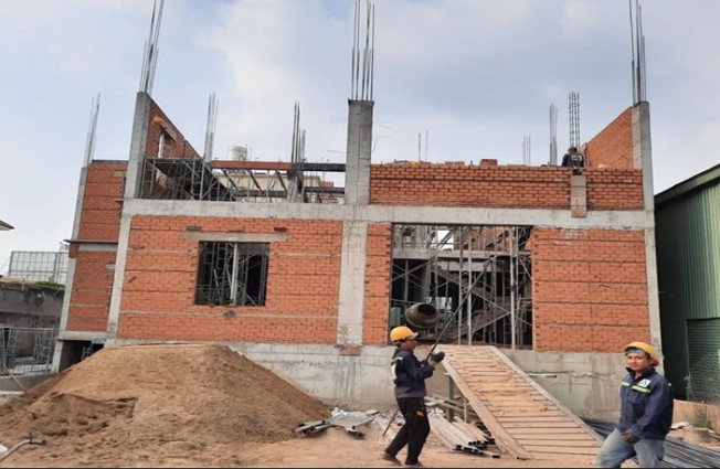 Quy trình xây nhà thô 2024–2025; Thi công phần thô; Xây dựng nhà chuẩn 2025; Hướng dẫn xây nhà phần thô