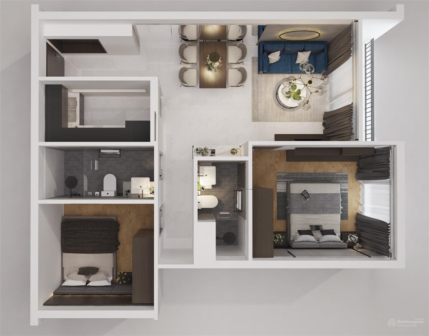 Giải Pháp Thiết Kế Phòng Trọ 20m2 Tối Ưu Chi Phí, Đẹp Và Đầy Đủ Tiện Nghi thiết kế phòng trọ, phòng trọ, thiết kế phòng trọ giá rẻ, tối ưu thiết kế phòng trọ