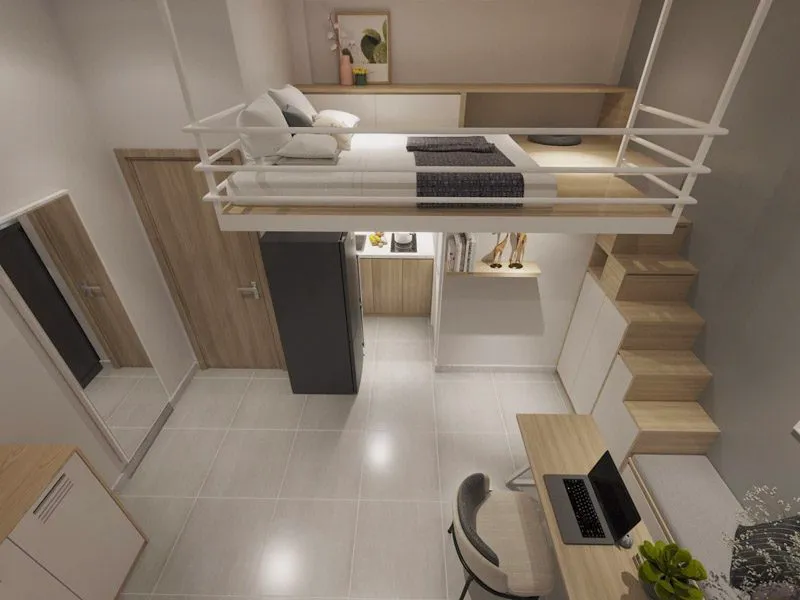 Giải Pháp Thiết Kế Phòng Trọ 20m2 Tối Ưu Chi Phí, Đẹp Và Đầy Đủ Tiện Nghi thiết kế phòng trọ, phòng trọ, thiết kế phòng trọ giá rẻ, tối ưu thiết kế phòng trọ