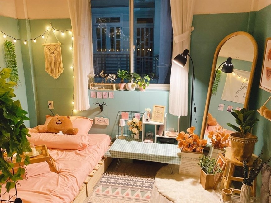 Hướng dẫn thiết kế phòng trọ đơn giản đẹp và tiết kiệm chi phí phòng trọ, thiết kế phòng trọ, phòng trọ đẹp, thiết kế phòng trọ đơn giản