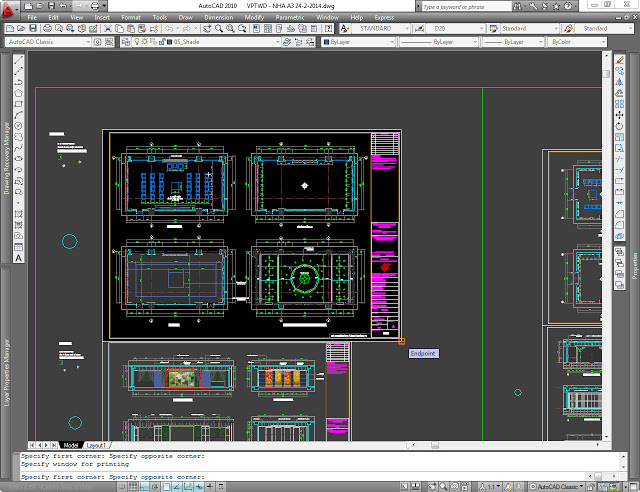 bản vẽ cad, in bản vẽ,cách in cad