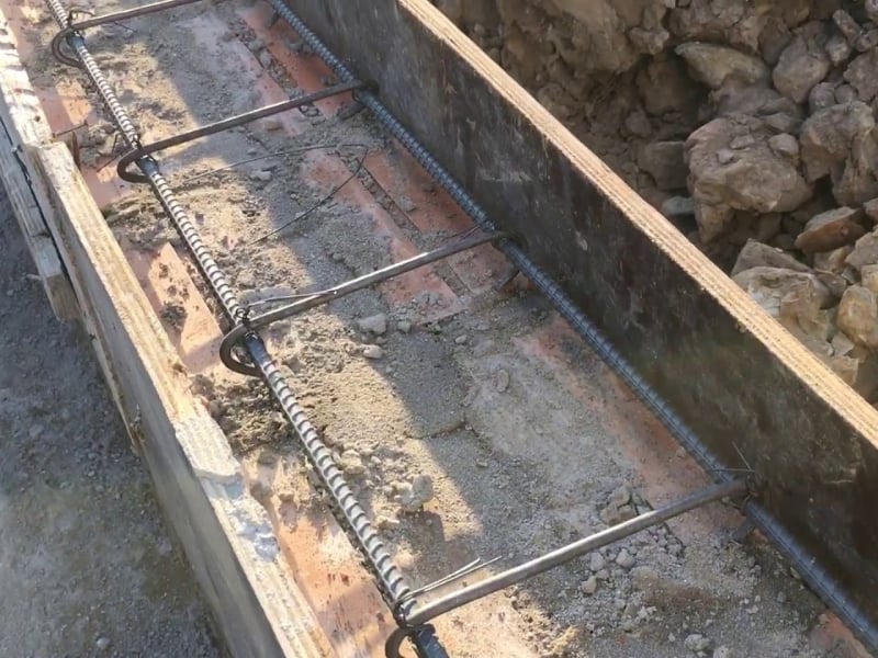 kỹ thuật giằng chống thấm chân tường, giằng chống thấm, chống thấm chân tường