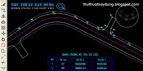 LISP COC GIAI PHONG MAT BANG CocGPMB,lisp cọc,giải phóng mặt bằng