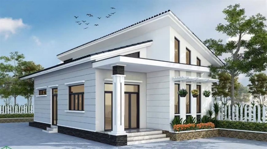Top 6 kiểu dáng mái nhà đẹp xu hướng năm 2025 Filethietke.vn, xu hướng năm 2025, mái nhà đẹp