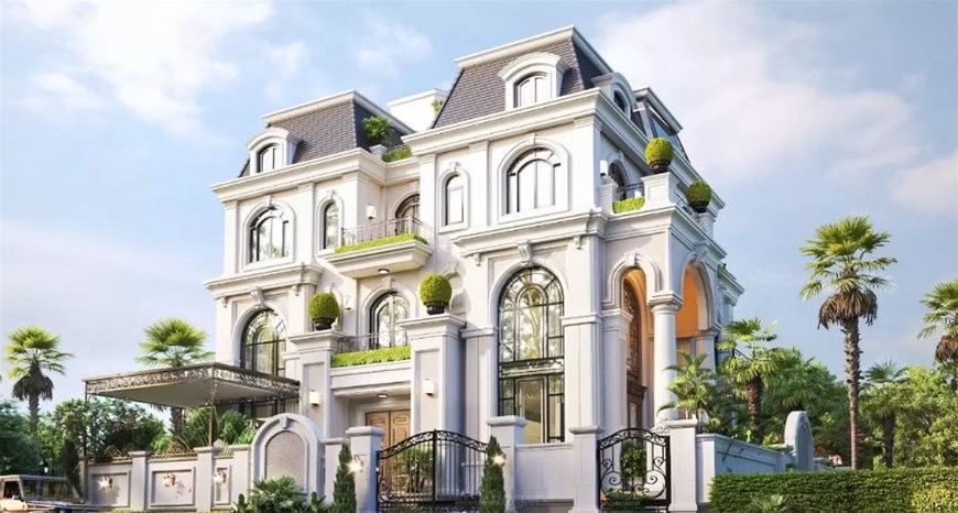 Top 6 kiểu dáng mái nhà đẹp xu hướng năm 2025 Filethietke.vn, xu hướng năm 2025, mái nhà đẹp