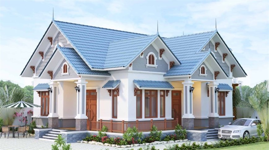 Top 6 kiểu dáng mái nhà đẹp xu hướng năm 2025 Filethietke.vn, xu hướng năm 2025, mái nhà đẹp