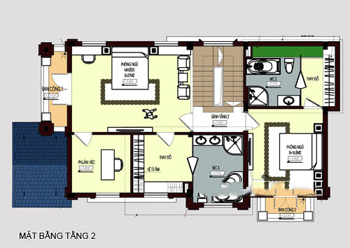 Mẫu biệt thự đẹp 4 tầng phong cách cổ điển mẫu biệt thự, biệt thự 4 tầng