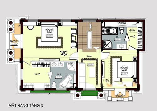 Mẫu biệt thự đẹp 4 tầng phong cách cổ điển mẫu biệt thự, biệt thự 4 tầng