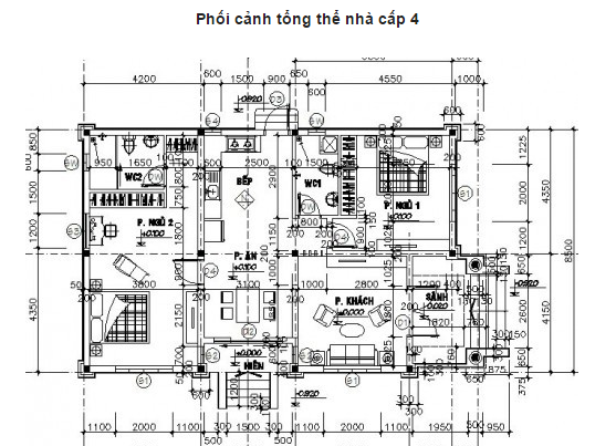 nhà đẹp giá rẻ,nhà cấp 4 đẹp ở nông thôn