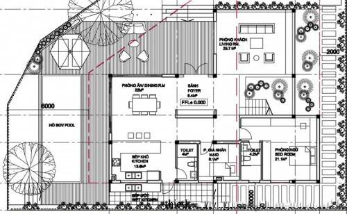 Mẫu thiết kế biệt thự đẹp nhà vườn 3 tầng mẫu biệt thự,biệt thự 3 tầng