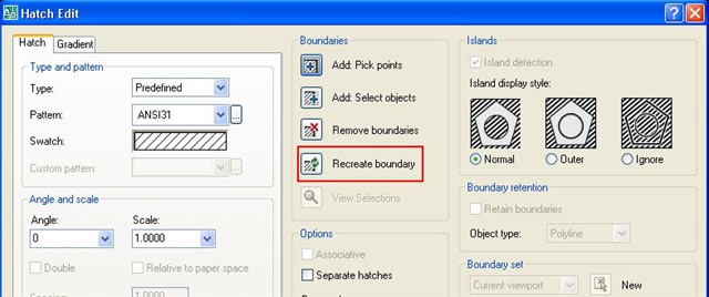 Một số vấn đề về Hatch trong AutoCAD hatch,auotcad,bản vẽ