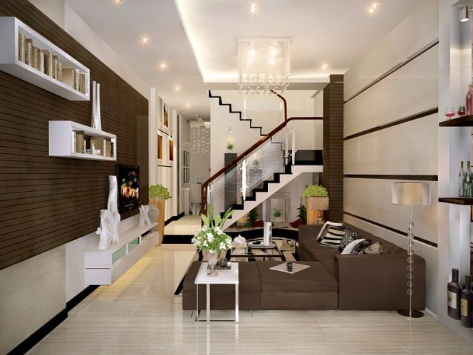 thiết kế nội thất, nội thất nhà lô phố, nội thất hiện đại, quy tắc thiết kế nội thất
