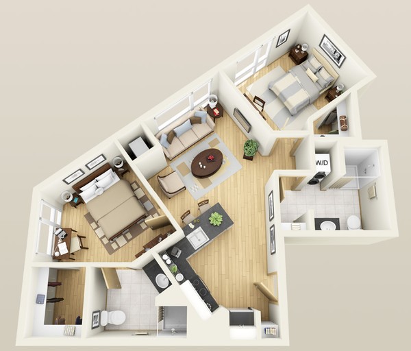 Cách thiết kế nhà cấp 4 đẹp trên mảnh đất méo nhà cấp 4 đẹp,nhà cấp 4 đẹp trên mảnh đất méo