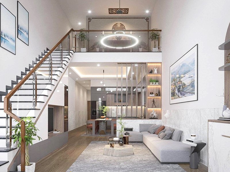 Nhà gác lửng: xu hướng mới trong xây dựng nhà ở 2025 gác lửng, nhà gác lửng, bản vẽ nhà gác lửng, thiết kế nhà gác lửng