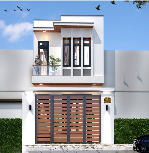 Nguyên tắc thiết kế nhà ống 2 tầng đẹp không thể bỏ qua nhà ống 2 tầng, filethietke.vn, nhà phố 2 tầng