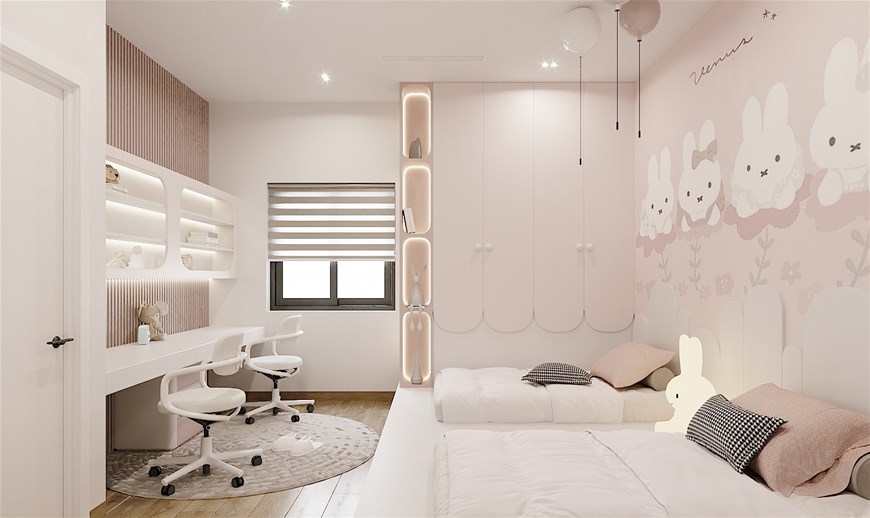 Những lưu ý khi thiết kế phòng ngủ cho trẻ em - Gợi ý để tạo nên không gian phát triển toàn diện cho bé yêu phòng ngủ, phòng ngủ trẻ em, phòng ngủ bé, thiết kế phòng ngủ trẻ em