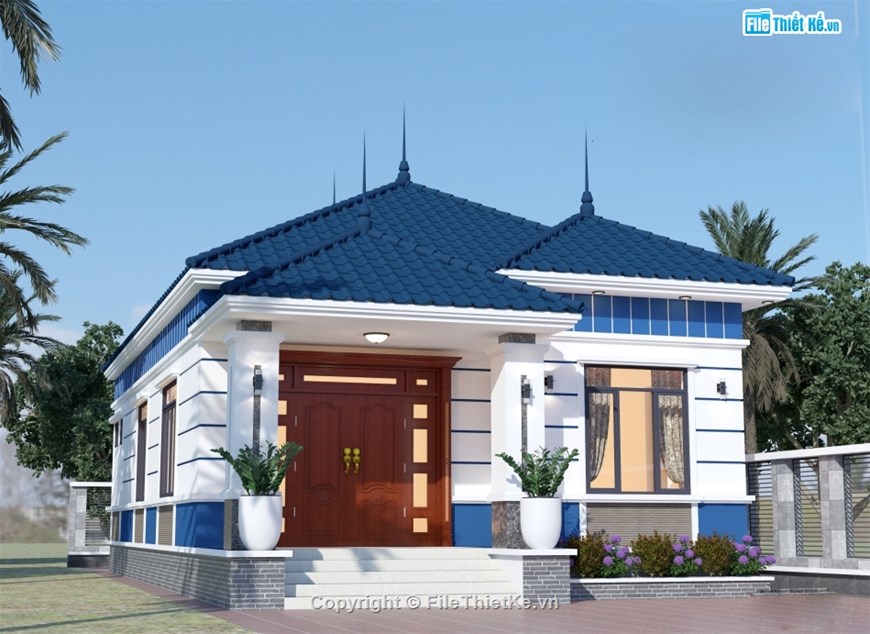 nhà cấp 4, mẫu nhà cấp 4, nhà cấp 4 đẹp, 
