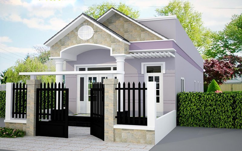 nhà cấp 4, mẫu nhà cấp 4, nhà cấp 4 đẹp, 