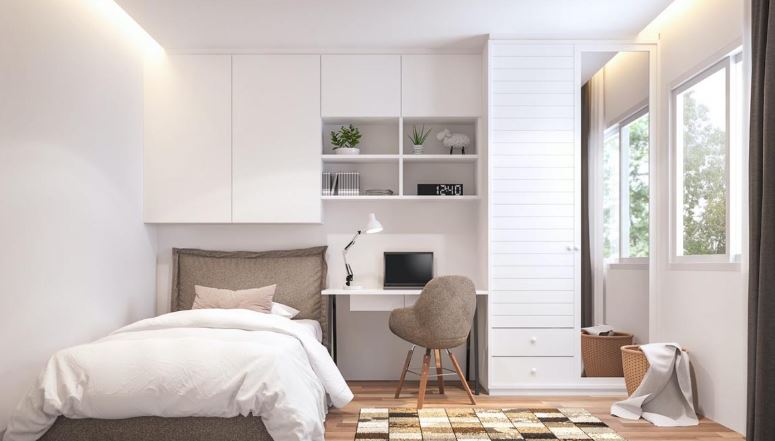 Mách bạn 5 mẹo “mở rộng” không gian cho phòng ngủ nhỏ nội thất phòng ngủ, mode nội thất phòng ngủ, filethietke.vn