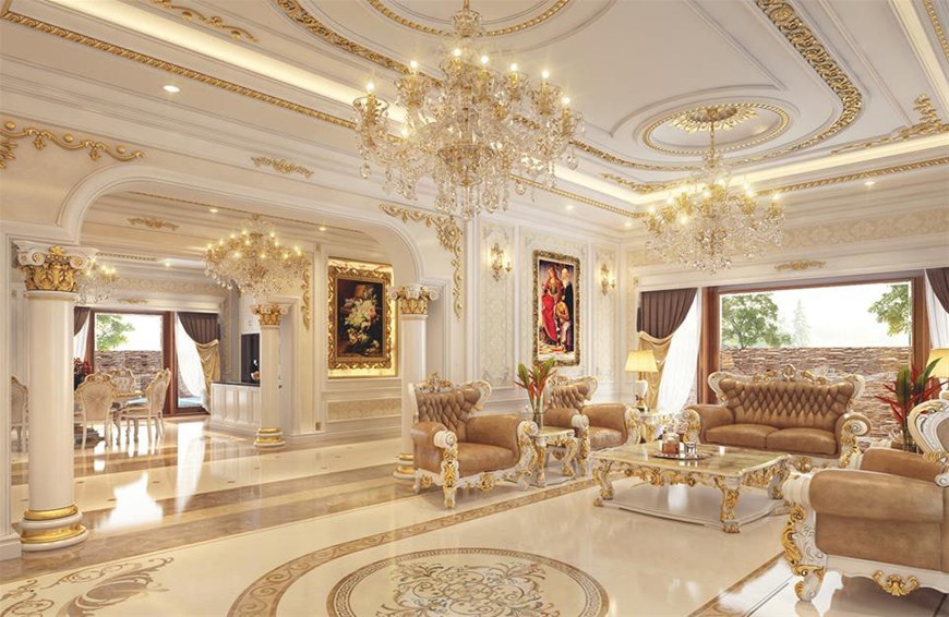 Phong cách thiết kế nội thất cổ điển và những đặc trưng riêng. nội thất cổ điển, cổ điển, nội thất,phong cách cổ điển