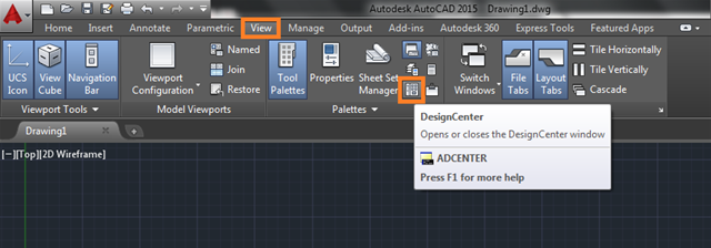 Quản lý bản vẽ với Autocad Design Center quản lý bản vẽ,autocad design,autocad center