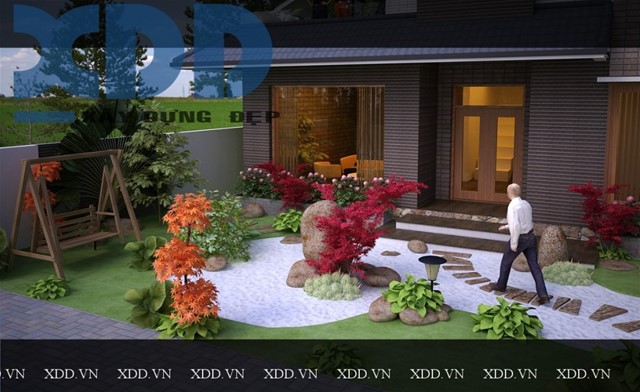 Thiết kế biệt thự 2 tầng đẹp nhiều cây xanh anh Trường TP Đà Lạt Thiết kế biệt thự 2 tầng đẹp,nhà đẹp biệt thự 2 tầng