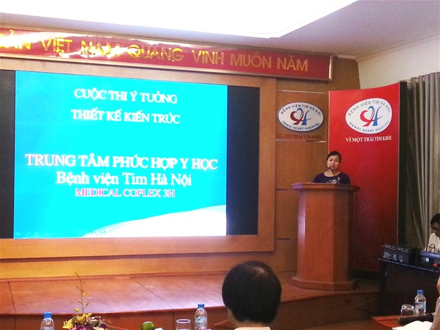 Phát động cuộc thi ý tưởng thiết kế Trung tâm Phức hợp y học Bệnh viện Tim Hà Nội thiết kế,trung tâm,bênh viện tim,y học