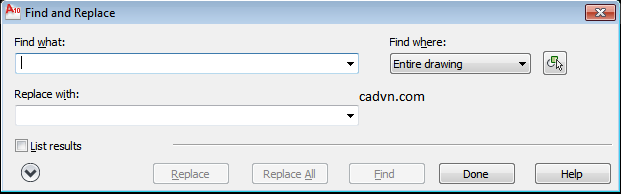 Tìm kiếm và thay thế chữ trong cad tìm kiếm, thay chữ trong cad, vẽ cad