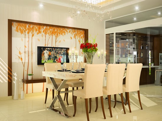 Trang trí phòng ăn thế nào để có sức khỏe? Phòng ăn,trang trí,nội thất