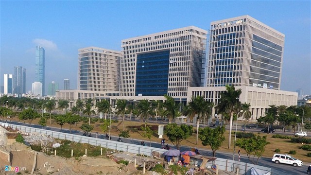 Trụ sở mới Bộ Ngoại giao hơn 4.000 tỷ đồng nhìn từ trên cao trụ sở, bộ ngoại giao,nam từ liêm