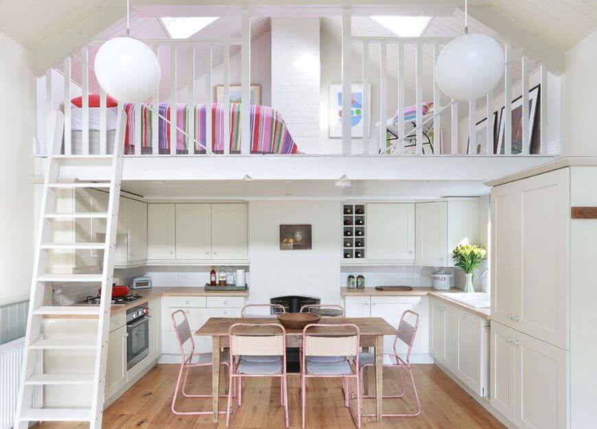 thiết kế nhà có gác lửng, thiết kế nhà gác lửng, thiết kế gác lửng